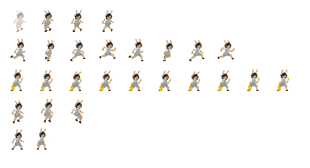 character sprite sheet
